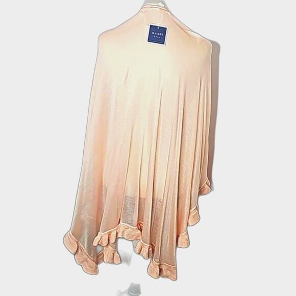 Wrap by Kaari Blue Peach Color OS NWT - Picture 3 of 6